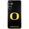 University of Oregon Ducks Black Gradient Galaxy S24 Plus Clear Case