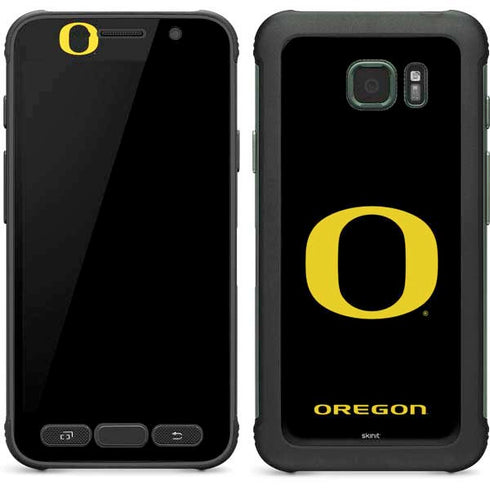 University of Oregon Ducks Black Gradient Galaxy S7 Active Skin