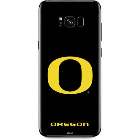 University of Oregon Ducks Black Gradient Galaxy S8 Skin