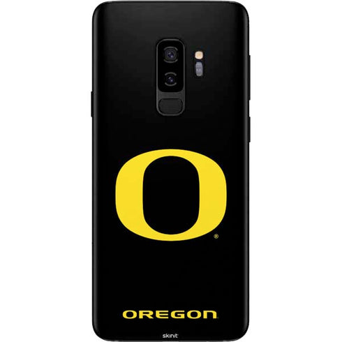 University of Oregon Ducks Black Gradient Galaxy S9 Plus Skin