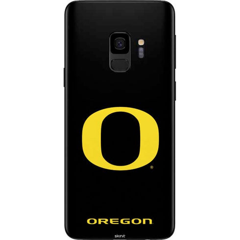 University of Oregon Ducks Black Gradient Galaxy S9 Skin