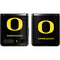 University of Oregon Ducks Black Gradient Galaxy Z Flip Skin