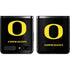 University of Oregon Ducks Black Gradient Galaxy Z Flip Skin