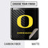 University of Oregon Ducks Black Gradient Galaxy Z Flip Skin