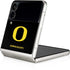 University of Oregon Ducks Black Gradient Galaxy Z Flip3 5G Skin