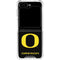 University of Oregon Ducks Black Gradient Galaxy Z Flip5 5G Clear Case