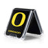 University of Oregon Ducks Black Gradient Galaxy Z Flip5 5G Clear Case