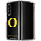 University of Oregon Ducks Black Gradient Galaxy Z Fold4 5G Clear Case