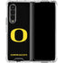 University of Oregon Ducks Black Gradient Galaxy Z Fold4 5G Clear Case
