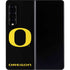 University of Oregon Ducks Black Gradient Galaxy Z Fold4 5G Skin