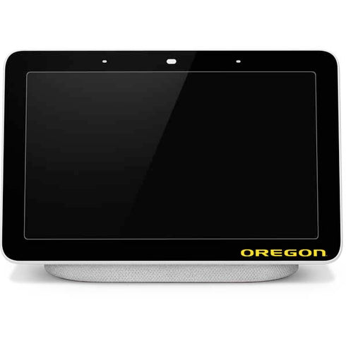 University of Oregon Ducks Black Gradient Google Home Hub Skin