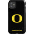 University of Oregon Ducks Black Gradient iPhone 11 Impact Case