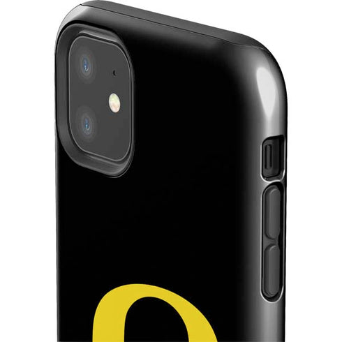 University of Oregon Ducks Black Gradient iPhone 11 Impact Case