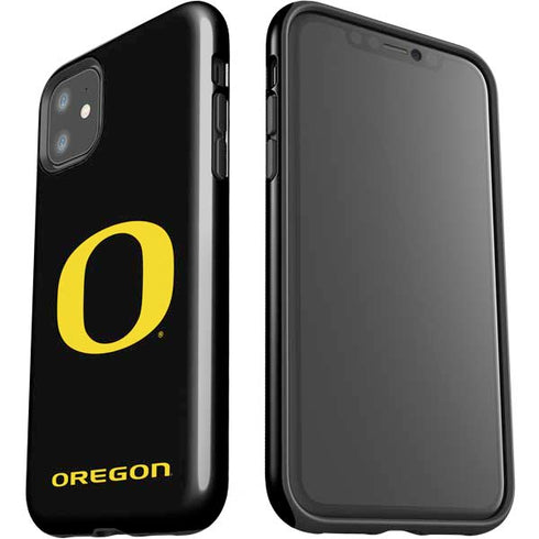 University of Oregon Ducks Black Gradient iPhone 11 Impact Case