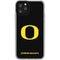 University of Oregon Ducks Black Gradient iPhone 11 Pro Clear Case