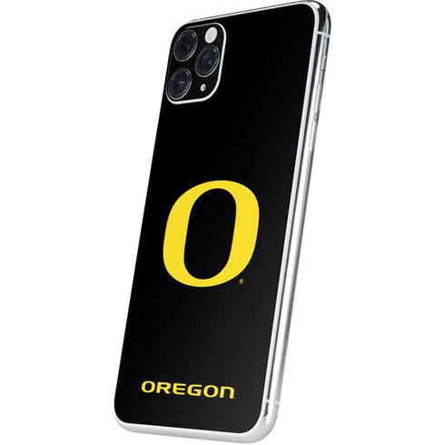 University of Oregon Ducks Black Gradient iPhone 11 Pro Max Skin