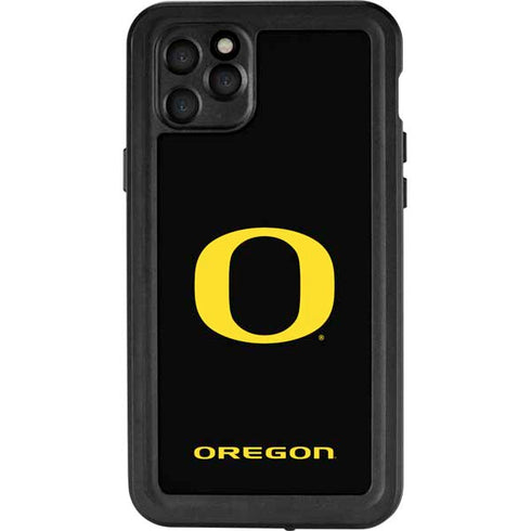 University of Oregon Ducks Black Gradient iPhone 11 Pro Max Waterproof Case