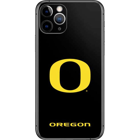 University of Oregon Ducks Black Gradient iPhone 11 Pro Skin