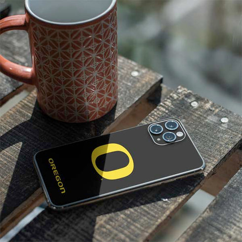 University of Oregon Ducks Black Gradient iPhone 11 Pro Skin