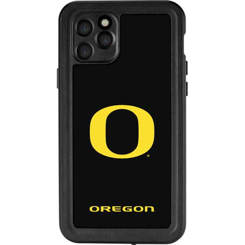 University of Oregon Ducks Black Gradient iPhone 11 Pro Waterproof Case