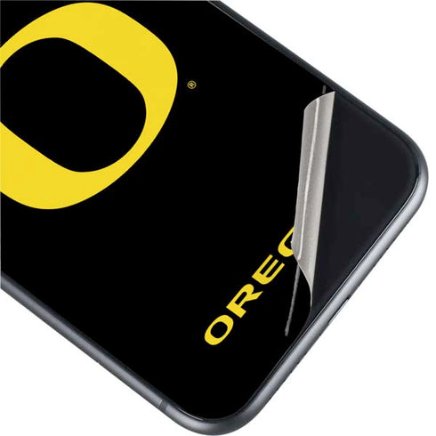 University of Oregon Ducks Black Gradient iPhone 11 Skin
