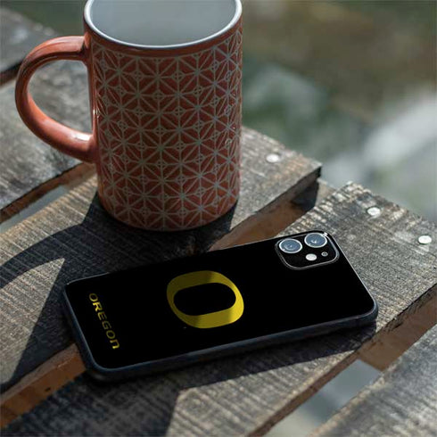 University of Oregon Ducks Black Gradient iPhone 11 Skin