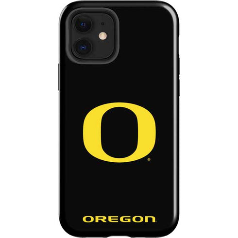 University of Oregon Ducks Black Gradient iPhone 12 Impact Case