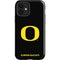 University of Oregon Ducks Black Gradient iPhone 12 Impact Case