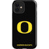 University of Oregon Ducks Black Gradient iPhone 12 Impact Case