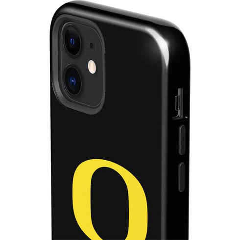 University of Oregon Ducks Black Gradient iPhone 12 Impact Case