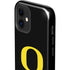 University of Oregon Ducks Black Gradient iPhone 12 Impact Case