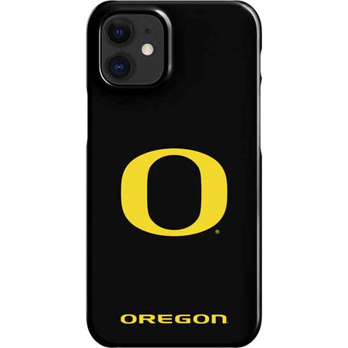 University of Oregon Ducks Black Gradient iPhone 12 Mini Lite Case