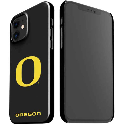 University of Oregon Ducks Black Gradient iPhone 12 Mini Lite Case