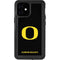 University of Oregon Ducks Black Gradient iPhone 12 Mini Waterproof Case