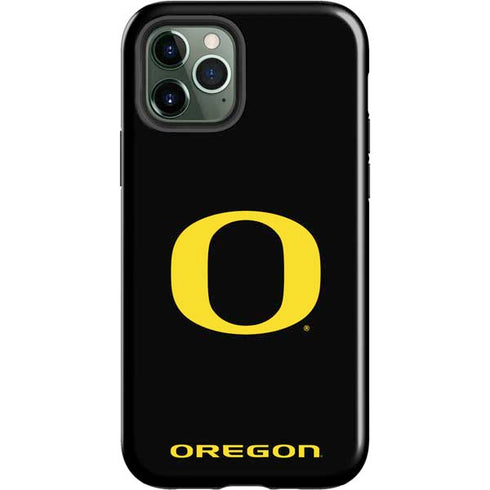 University of Oregon Ducks Black Gradient iPhone 12 Pro Impact Case
