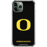 University of Oregon Ducks Black Gradient iPhone 12 Pro Max Clear Case