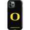 University of Oregon Ducks Black Gradient iPhone 12 Pro Max Impact Case