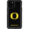 University of Oregon Ducks Black Gradient iPhone 12 Pro Max Waterproof Case