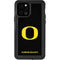 University of Oregon Ducks Black Gradient iPhone 12 Pro Waterproof Case