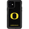 University of Oregon Ducks Black Gradient iPhone 12 Waterproof Case