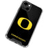University of Oregon Ducks Black Gradient iPhone 13 Clear Case