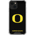 University of Oregon Ducks Black Gradient iPhone 13 Mini Clear Case