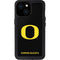 University of Oregon Ducks Black Gradient iPhone 13 Mini Waterproof Case