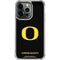 University of Oregon Ducks Black Gradient iPhone 13 Pro Clear Case