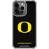 University of Oregon Ducks Black Gradient iPhone 13 Pro Clear Case