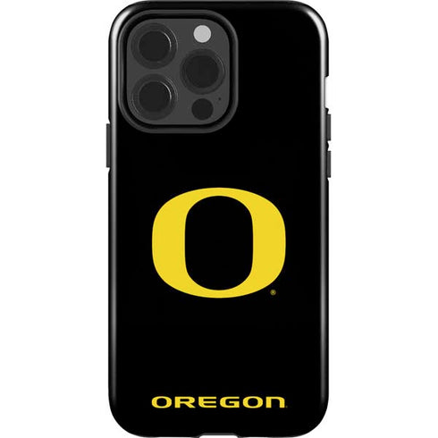 University of Oregon Ducks Black Gradient iPhone 13 Pro Impact Case