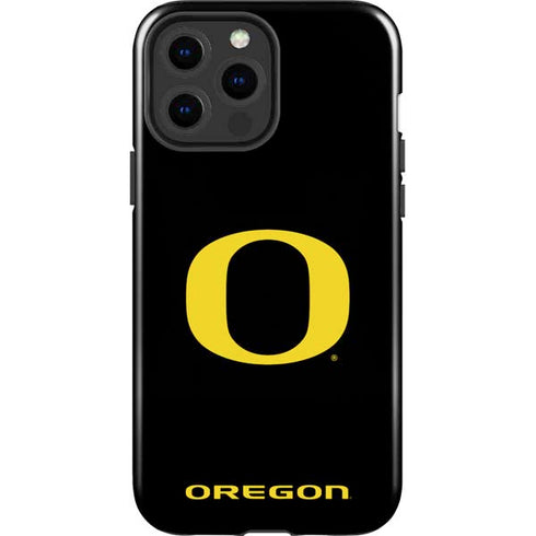 University of Oregon Ducks Black Gradient iPhone 13 Pro Max Impact Case