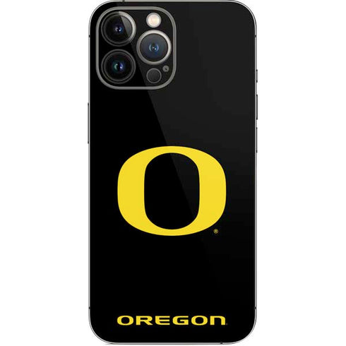 University of Oregon Ducks Black Gradient iPhone 13 Pro Max Skin