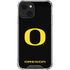 University of Oregon Ducks Black Gradient iPhone 14 Clear Case