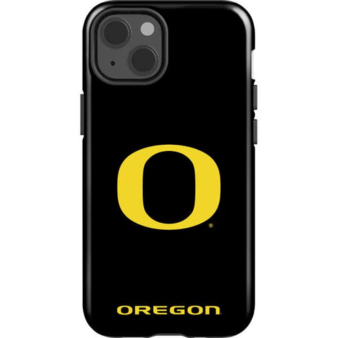 University of Oregon Ducks Black Gradient iPhone 15 Impact Case
